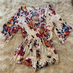 Umgee floral Romper